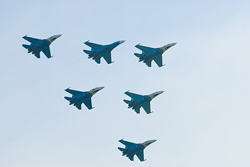 Image showing SU-27 airplanes