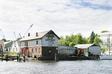 Image showing Old Boat Workshop