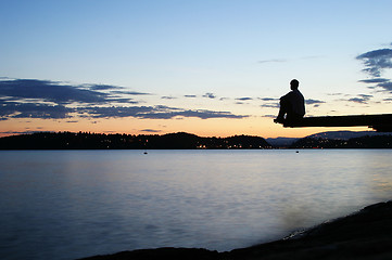 Image showing Dock at Dusk