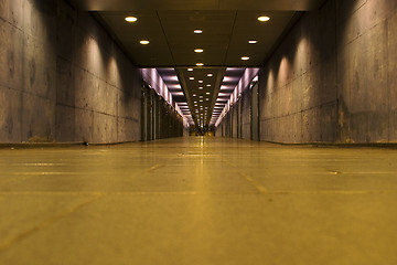 Image showing Empty Abandoned Tunnel