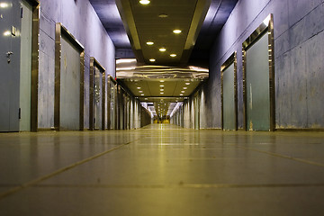 Image showing Empty Abandoned Tunnel