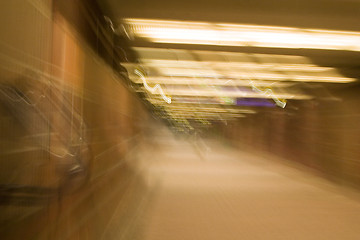 Image showing Blurred Hallway