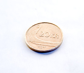 Image showing 20 Norwegian Kroner