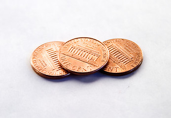 Image showing Pennies