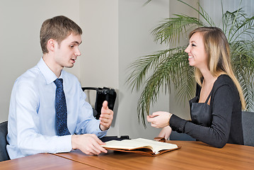 Image showing Business meeting in office