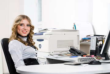 Image showing Young businesswoman