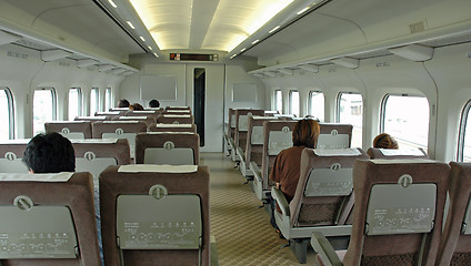 Image showing Train Interior Japan