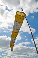 Image showing Airport windsock