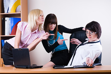 Image showing Businesswomen in office