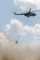 Image showing Firefighter helicopter