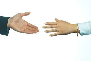 Image showing Business handshake