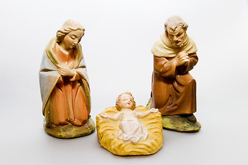 Image showing Mary Joseph Christ