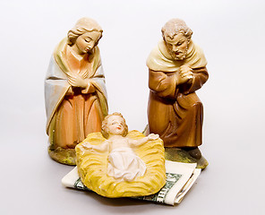 Image showing Commercial Nativity Scene