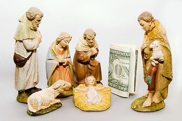 Image showing Nativity VS Commercialism