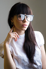 Image showing Girl with glasses