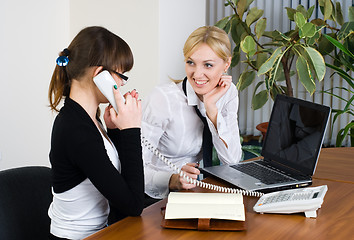 Image showing Businesswomen in office