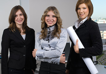 Image showing Young business team
