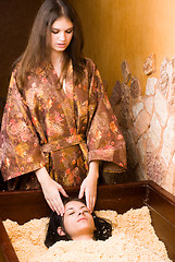Image showing Japanese spa procedure