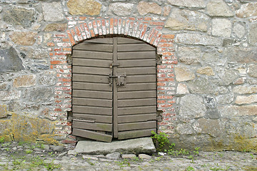 Image showing Old Wooden Door