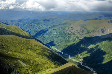 Image showing Akkem river valley