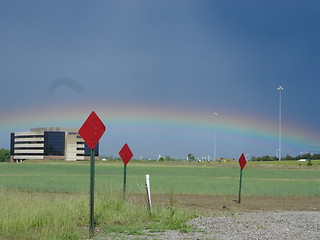 Image showing A Beautiful Rainbow