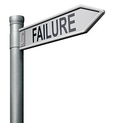 Image showing road to failure