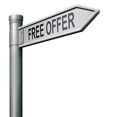 Image showing free offer