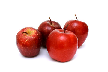 Image showing Fresh red apples isolated