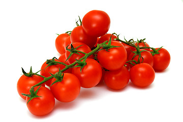 Image showing fresh red vine tomatoes