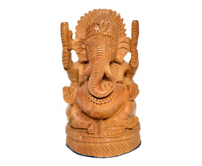 Image showing Statuette Ganesha on a white background