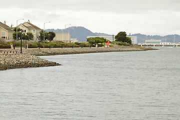 Image showing Pier on cloudy day