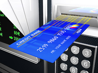 Image showing cash machine 3d