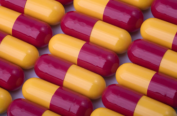 Image showing medicine capsules as texture