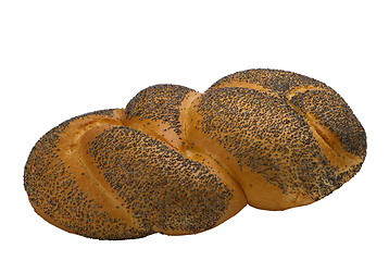 Image showing loaf of  fresh wheat  bread