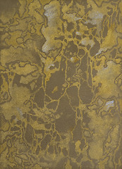 Image showing wall texture with gold  strokes