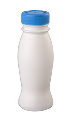 Image showing  plastic bottle for yogurt