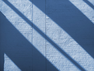 Image showing Shadow on modern wall