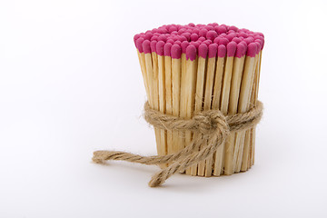 Image showing matches gathered into a tight bundle 