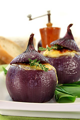 Image showing stuffed onions