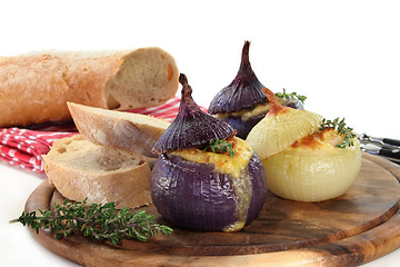 Image showing stuffed onions