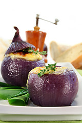 Image showing stuffed onions