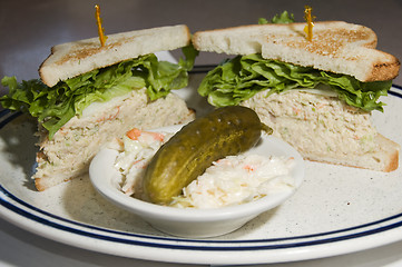 Image showing chicken salad sandwich