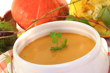 Image showing Pumpkin soup