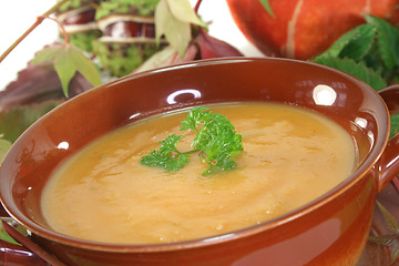 Image showing Pumpkin soup