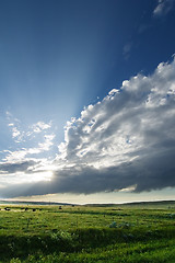 Image showing Prairie Sky Landscape