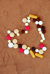 Image showing Various pills