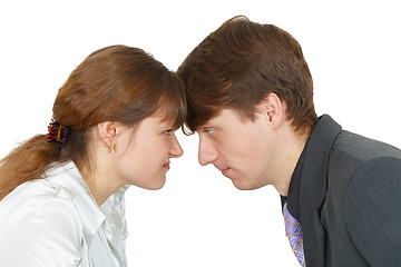 Image showing Conflict between man and woman