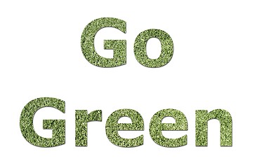 Image showing Go Green