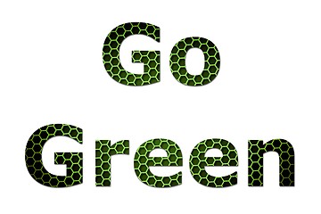 Image showing Go Green