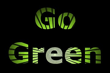 Image showing Go Green